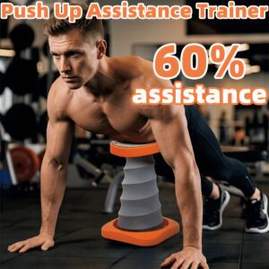 Push-up Assist Device, Push-up Stand, Fitness Aid Tool, Provides Approximately 60% Assistance, Enhances Chest and Shoulder Strength, Effectively Trains Upper Limb Muscles, Improves Fitness Posture, Essential for Home Workouts, Suitable for Fitness