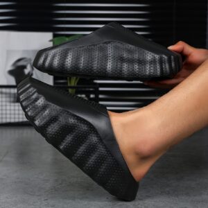 MIND001 Men's Soft Couple's Pre-Game Recovery Foot Massage Sports Slippers Outdoor Slip-On Shoes