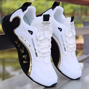 1 Pair of Breathable Sports Casual Men's Shoes with Increased Height, Suitable for Outdoor Sports, Large Size, Light And Comfortable, Suitable for Training And Running