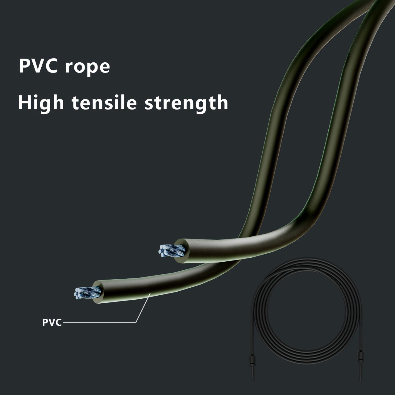 1 Set of MOGOLD Fitness Boxing Jump Rope, Adjustable Rope Length, Universal Sports Chain, Anti-Knot - Image 6