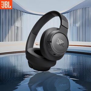 The JBL TUNE 720BT Over-Ear Wireless Headphones Offer Authentic Bass Sound, Extended Battery Life for Music And Gaming, And a Comfortable Full-Ear Design