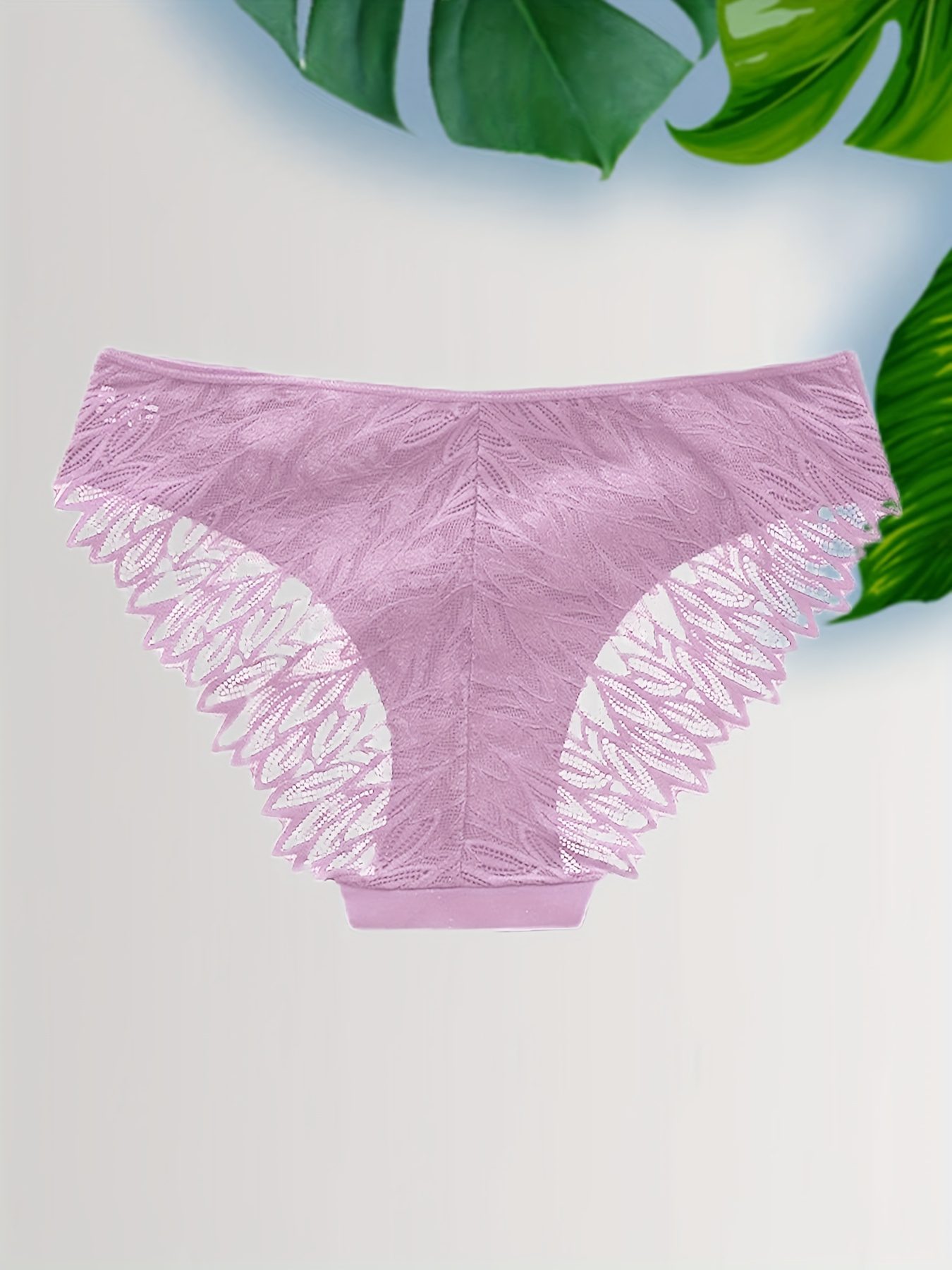 Set of 5 Sexy Lace-Trimmed Women'S Panties, Elegant, Stretchy, And Stylish for Comfortable Wear, Perfect for - Image 6
