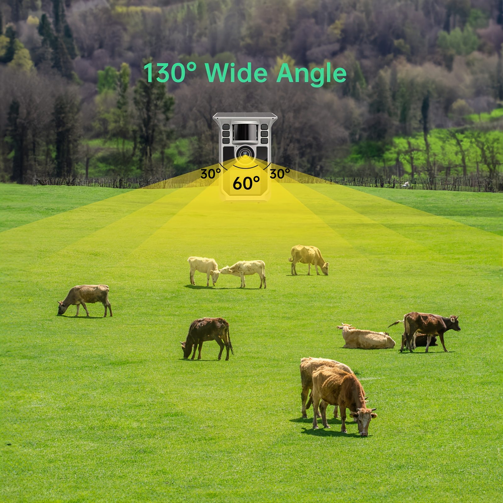 Wifi Trail Camera 4K 48MP Built-In 5000Mah Battery Suitable with Ip67 Waterproof 0.2S Trigger Speed for Wildlife, Security, And Surveillance 130-Degree Wide-Angle Lens - Image 6