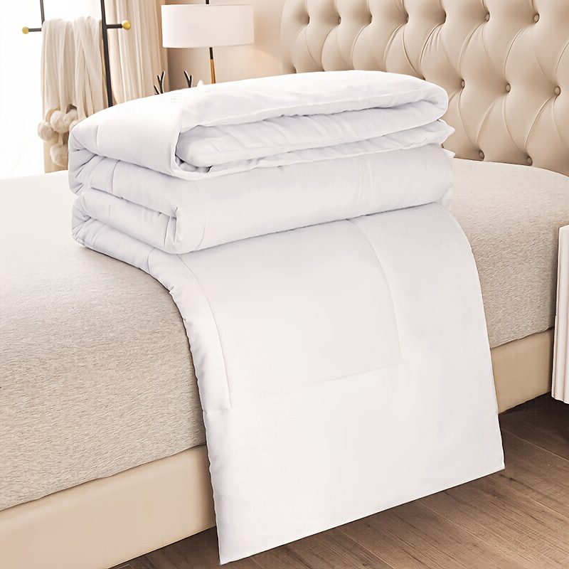 1pc Comforter Insert Quilted Comforters All Season Down Alternative Easy Care Bedding - Image 3