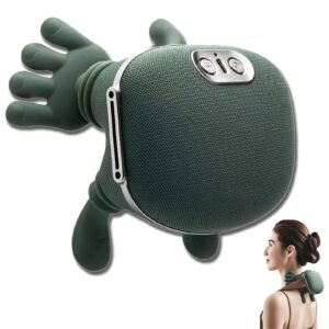 Massager Master Portable Massager Device, 3-Mode & 2-Temperature Settings, for Neck, Shoulders, Back & Leg, Plug-Free Operation, Durable Plastic Massager for Office Use, Compatible with S & Seniors, Relaxation Neck Massager, Neck and Shoulder Pro