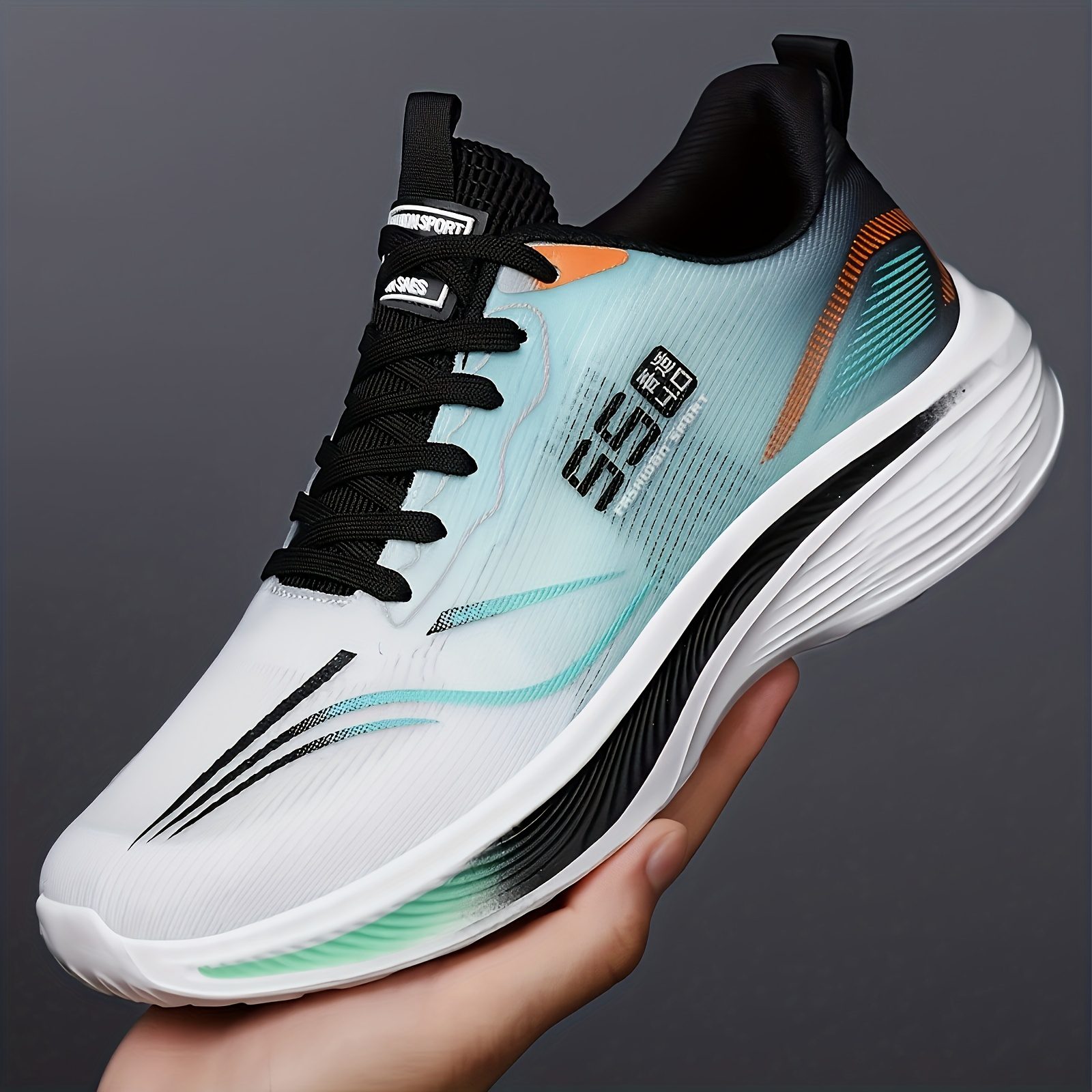 Men'S Breathable Mesh Casual Sneakers | Spring Summer, Soft Anti-Skid Shock Absorption Sole, Ideal for Running And Outdoor Activities, Plus Size, Available in Three Colors - Image 7