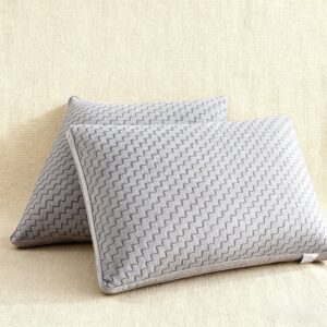 High-Quality Premium Soft Pillow - Comfortable Pillow for Sleep, Satin Pillow, High Quality Sleep Pillow, Pillow for Bedroom, Machine Washable Zippered Pillowcase, Comfort for Multiposition Sleeping, Valentine's Day, Mother's Day, Back to School.