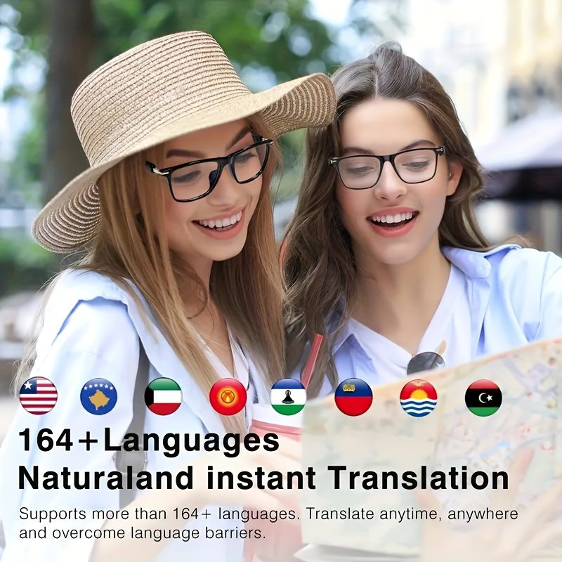 AI Smart Glasses That Support Real-Time Translation in 160 Languages, Featuring a Chat GPT System, New Multifunctional Audio Glasses for Both Men And Women, Equipped with Built-In Microphones And Speakers - Image 5