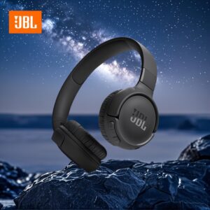 The JBL T520BT Wireless Headphones Feature Deep Bass, Up to 57H Battery Life, Lightweight And a Comfortable Design, Ideal for Travel, Work, Home, And Gym,