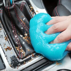 Multi-Purpose Cleaning Gel for Car Interiors - Dust & Dirt Remover, Safe on Sensitive Surfaces, Reusable & Washable - Ideal for Vents, Keyboards, and Detailed Car Cleaning - Perfect Men's Gift RV Cleaners