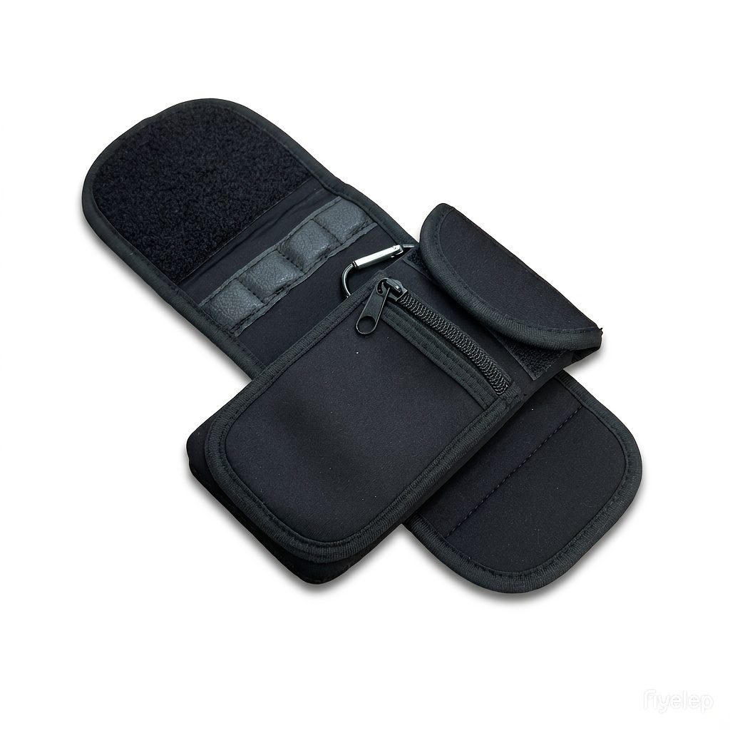 Magnetic Water Bottle Sleeve Pouch Magnetic Water Bottle Holder Multi Purpose Magnetic Bag for Gym Office & Travel Smartphones, Keys, Cards - Hands-Free Workout Mount for Treadmills, Benches, Equipment - Essential Fitness Storage Pouch - Image 3