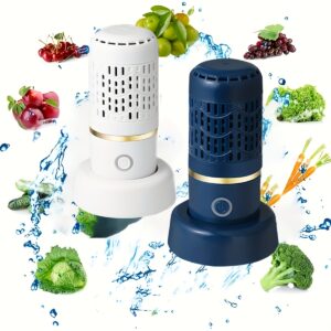 USB Rechargeable Fruit and Vegetable Cleaner - Portable Cleaning Machine for Fruits, Vegetables, Seafood, Meat, and Utensils - Ideal for Travel, Picnics, and Home Use - Essential Picnic Accessory