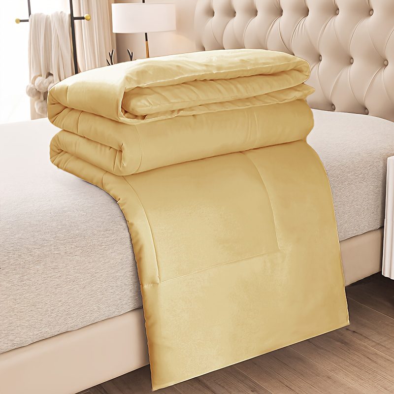 1pc Comforter Insert Quilted Comforters All Season Down Alternative Easy Care Bedding - Image 9