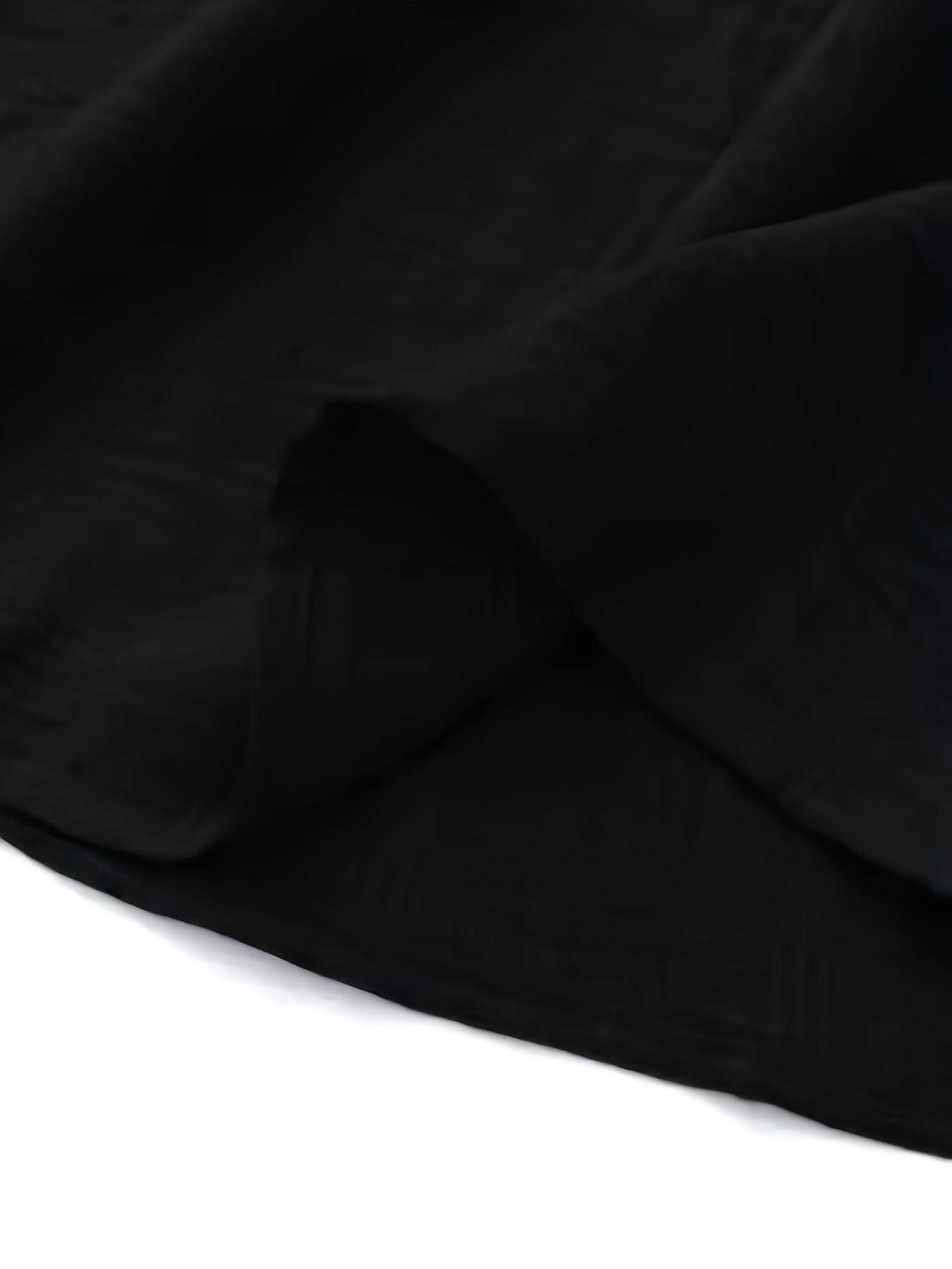 Women'S Casual Wide Leg Pants, Elastic Waist, Solid Color, Polyester 100%, Loose Fit, Long Length, Woven Fabric, 200g/m², for Spring/Fall, Weekend Casual Wear - Image 7