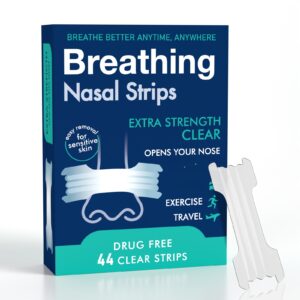 Breathe Freely, Perform Stronger. 44 Athletic Nose Strips for Enhanced Workout Airflow. Gentle, Comfortable Wear. WorkoutEssentials, FitnessGear, SportsPerformance, ActiveLife, TrainingDay.