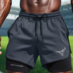 : Men'S Beach Shorts, Quick-Drying And Breathable, Featuring a Stylish Print Design for Training And Running