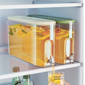 UFORU Cold Water Container with Tap, Designed for Home Use, Featuring a Large Capacity And Food-Grade Materials, Essential for Summer Refrigeration (Note: The Logo Is a Sticker)