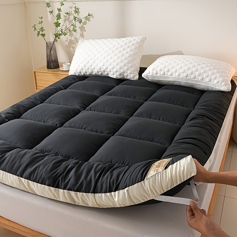 1pc Luxury Mattress Topper, Instant Warmth for Winter Cold Protection, Ultra-Soft, Comfortable, and Thickened Thermal Pad with Four-Corner Straps, Three-Dimensional Quilted Mattress Protector. Skin-Friendly, Breathable, and Fluffy, the Top Choice - Image 5
