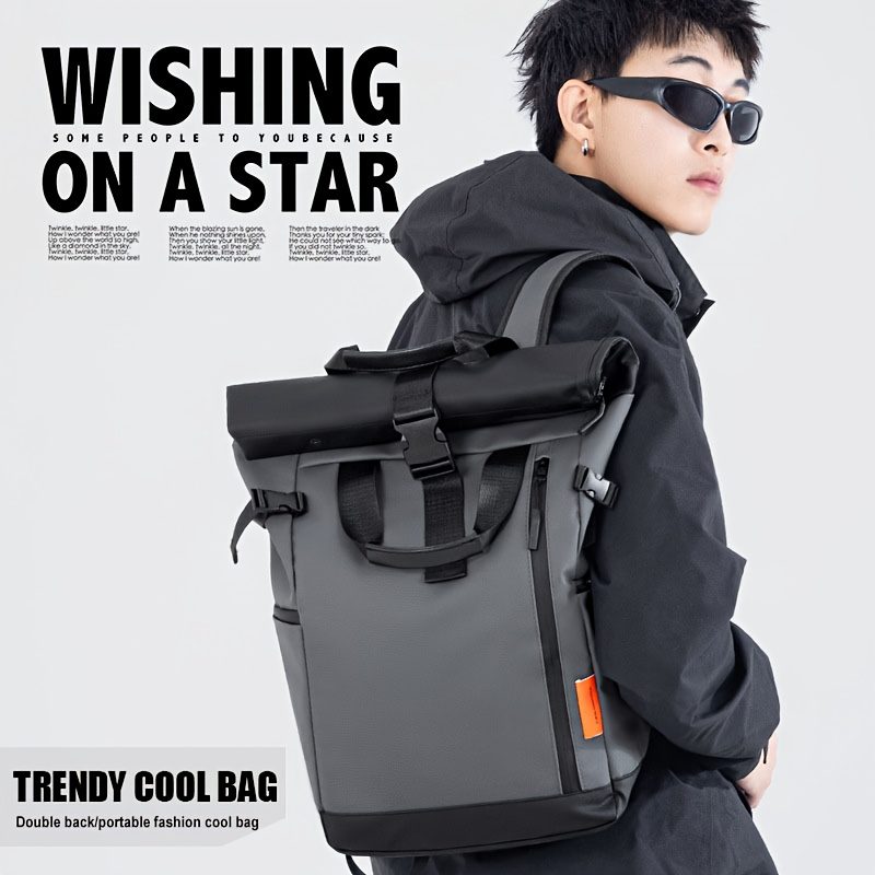 Men's and Women's Fashionable New Year's Gift Flip-Top Weight-Reducing and Stress-Relieving Backpack, New Trendy Valentine's Day Gift, Cut-Resistant Bag, Shoulder Backpack for Men and Women, Casual Backpack That Can Be Worn on the Back or Carried by - Image 3