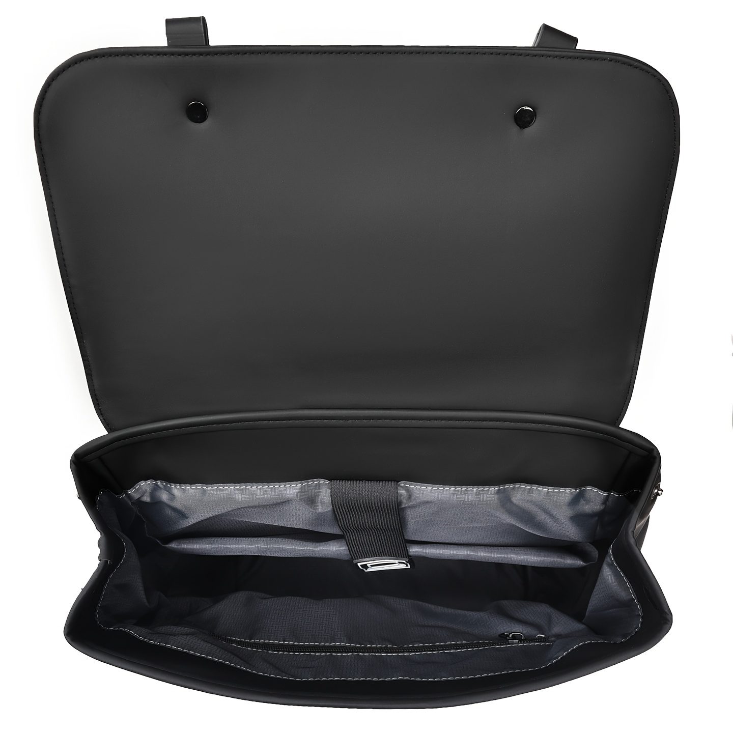 New Casual Backpack for Men and Women, Laptop Double Shoulder Bag, Versatile and Stylish, High-Appearance Student School Bag, Black Commuter Backpack - Image 4