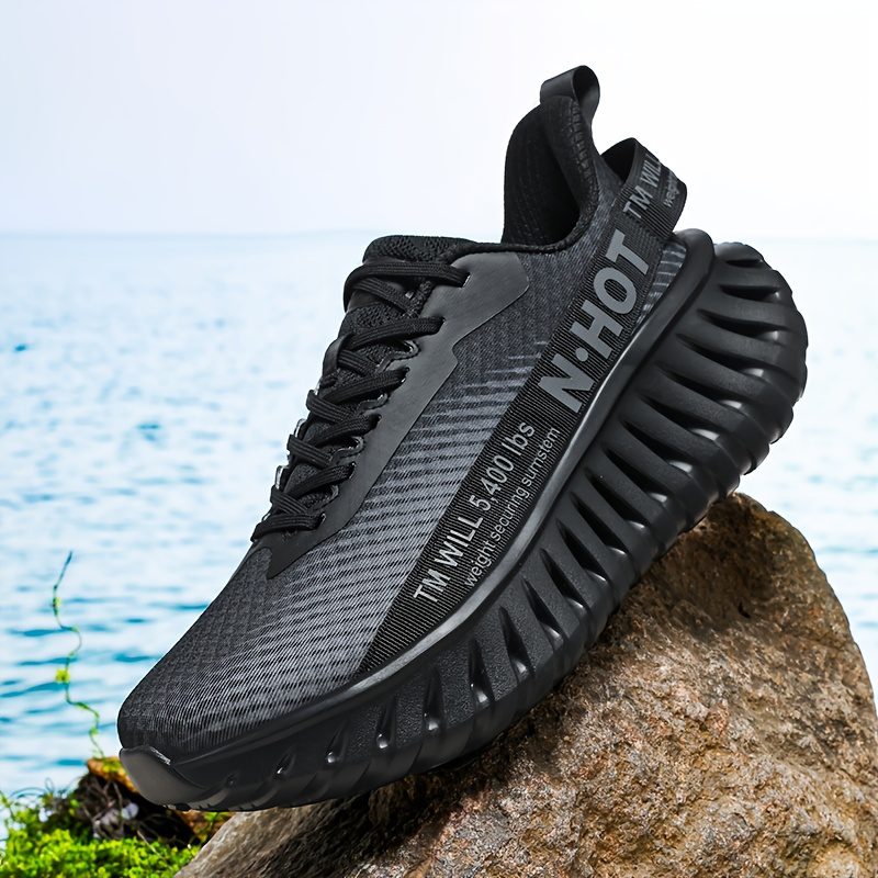 Sneakers, Men's Outdoor Trail Running Shoes, Breathable, Shock Absorption, Lightweight, Soft Sole, Training Mesh, Casual Fashion - Image 3