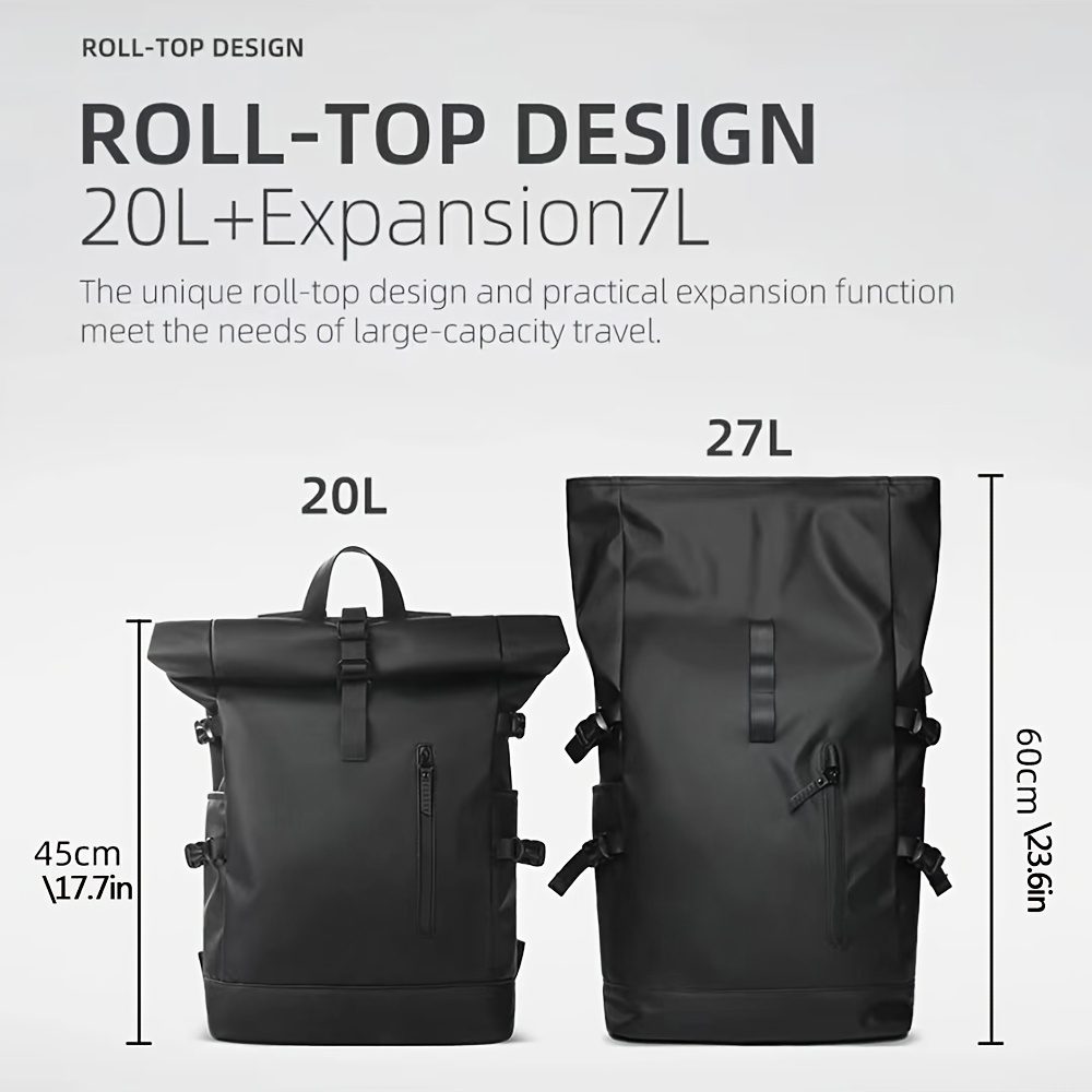 Casual Backpack Fashion Men'S Business Backpack Laptop Large Capacity Student Backpack Travel Casual Oxford Cloth Backpack Suitable for Commuting Outdoor Travel Women'S Minimalist Style Storage Bag - Image 7