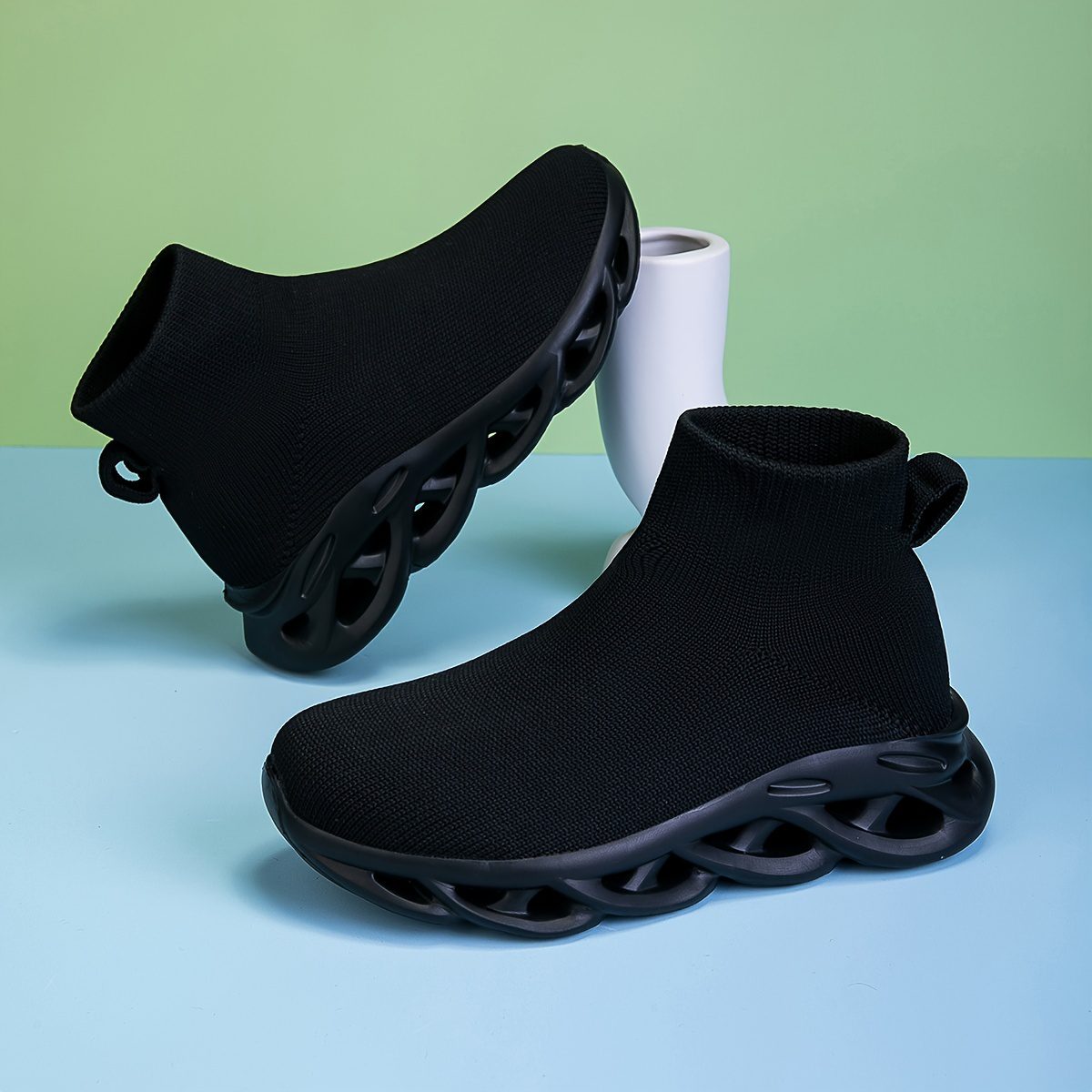 Girls' Casual High-Top Sneakers, Running Shoes - Image 10