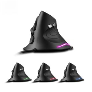 Wired Gaming Mouse with Wrist Support, 3200 DPI 6-Button Ergonomic Mouse for Laptop/Desktop