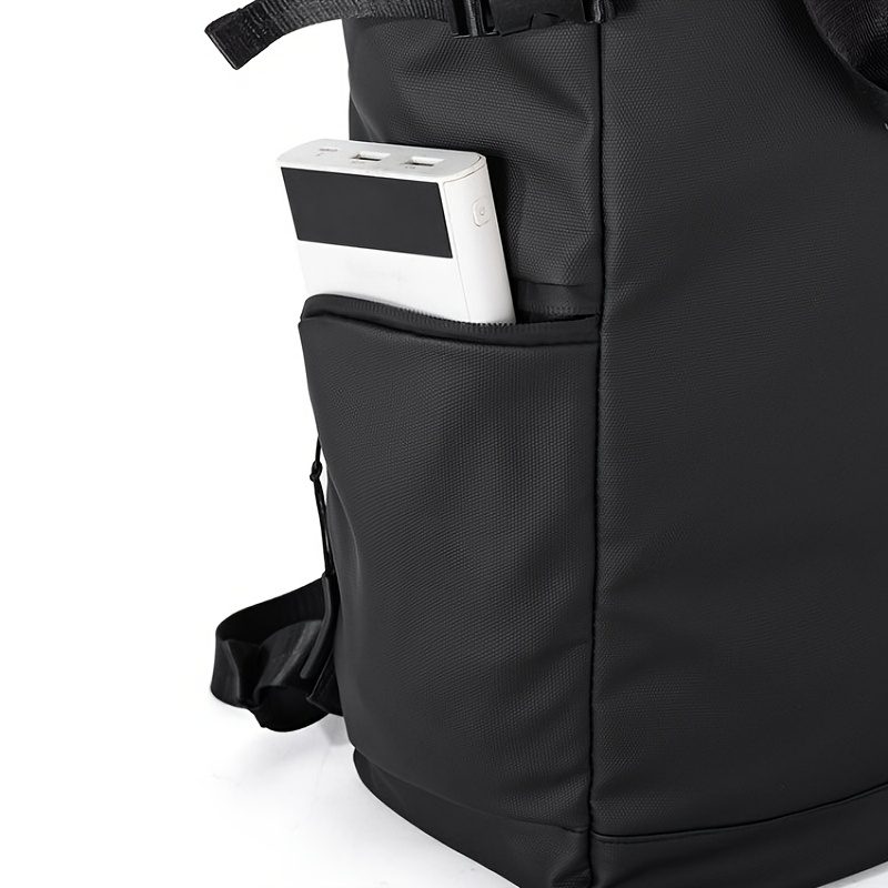 Business Backpack for Men - Large Capacity Laptop Bag with Adjustable Straps, Tablet Compartment & Mesh Bottom Pocket, Durable Oxford, Ideal for College, Work & Travel, College Laptop Bag | Professional Look | Durable Backpack - Image 10