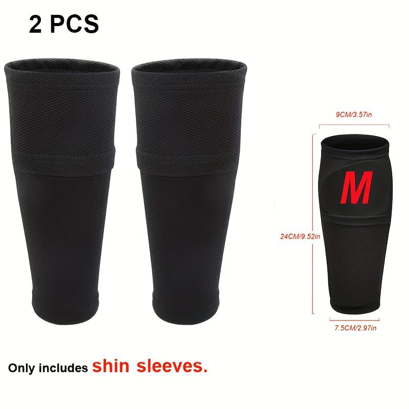 Set of 2 Breathab Shin Seves Designed for Soccer, Featuring a Durab New Sty Avaib in Sizes S, M, And These Extra Roomy Shin Socks Provide for Comfort And Are Ideafor Summer Camps And Agues - Image 3