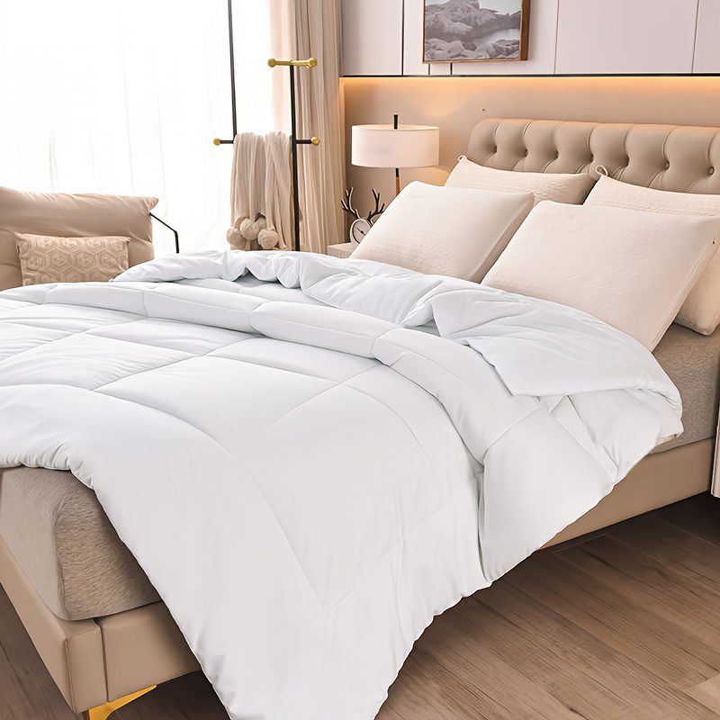 1pc Comforter Insert Quilted Comforters All Season Down Alternative Easy Care Bedding - Image 14