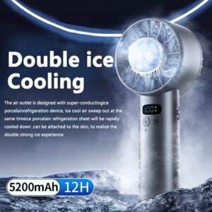 Ultra-Long Battery Life Handheld Fan, High-Speed Foldable Rechargeable Portable Fan, Ideal Summer Gift