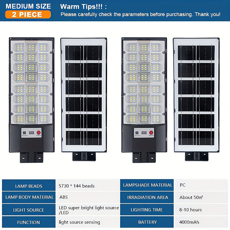 2pcs/1pc - Powerful LED solar outdoor garden lights, outdoor wide-angle lighting fixtures, motion-sensing street lights, with human body sensing and automatic sensing switches - suitable for garden, garage, and camper decoration lighting - Image 5