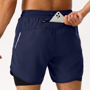 Men'S Shaping Sports Shorts with a Zip Pocket at The Back Waist