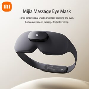 The Xiaomi Eye Massager Features a Hot Compress for The Eyes, Has Four Separately Controlled Vibration Motors, Offers Two Temperature Settings, Provides Three-Dimensional Light Blocking, Is Made of Soft Fabric