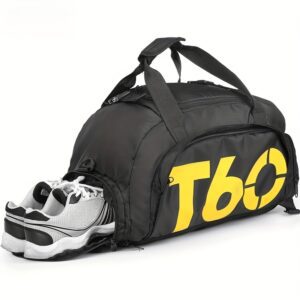 Spacious Gym Bag Suitable for Football, Travel, And Everyday Use, Featuring a Separate Shoe Compartment, Available in Various Colors And Equipped with Multiple Pockets. Perfect for Sports Trips, Swimming, Taekwondo, Football, Gym Activities