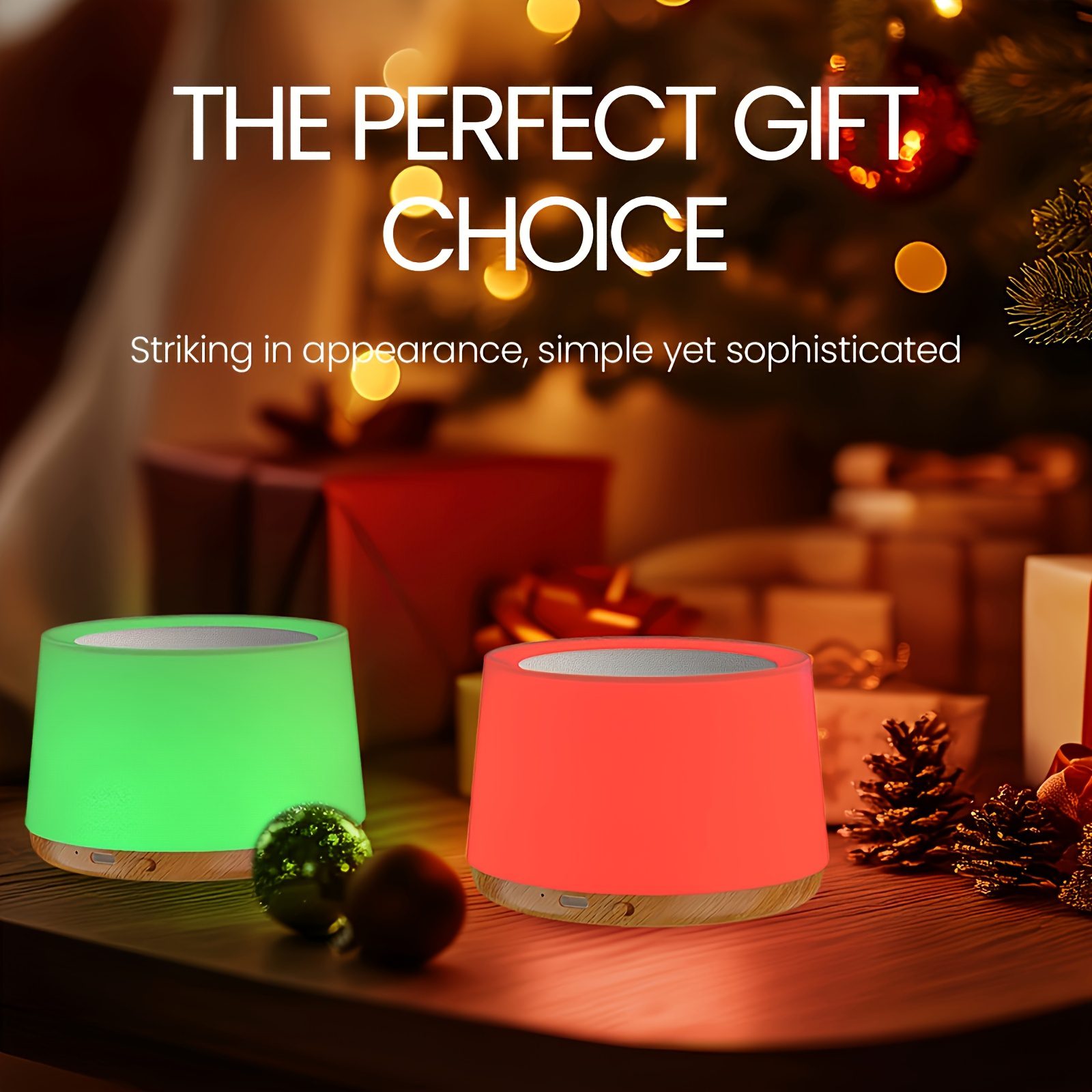 Lihangstar Touch-Sensitive Smart Lamp, a Brand New Touch Bedside Lamp, Night Light/Table Lamp, Adjustable Brightness And Color Night Light, USB Rechargeable/Suitable for Bedroom, Living Room, Parties, Desktop, Birthday Gift Ambient Light - Image 10