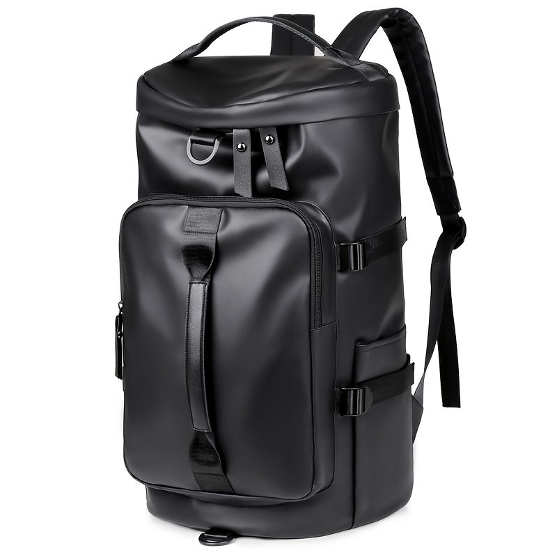 Large Capacity Men'S Backpack, Sports Travel Bag, Gym Tote, Hiking And Trekking Backpack, Cylindrical Shoulder Crossbody Bag - Image 3