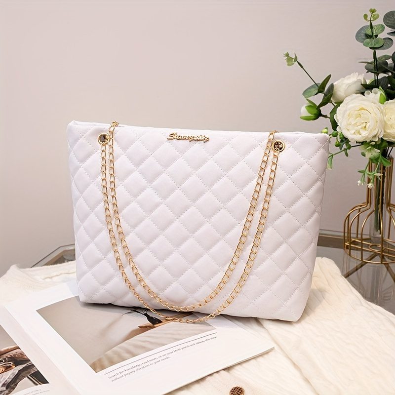 Women's Large Capacity Tote Bag Suitable for //Travel with Removable Strap & Closure - Elegant Embellished Handbag,, Available in / /// (Chinese Manufactured) - Image 5