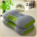 2pcs-black-knitted-fabric-green-mesh-neck-and-cervical-cushion-2-pack