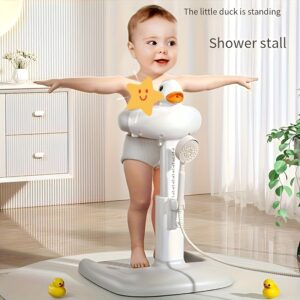 Standing Bath Table Adjustable Folding Children Sponge Bath Stand Home Non-Slip Children Shower Rack