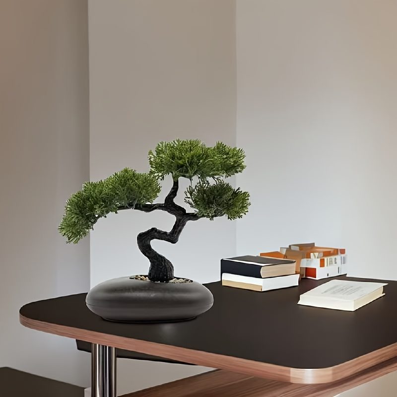 High-End Simulation Welcome Pine Bonsai, Welcome Pine, Maintenance-Free, Uv-Resistant, Ideal for Home And Office Decoration, Perfect Gift for Valentine'S Day, Various Festivals, And Auspicious Gifts, Simulation Welcome Pine - Image 4