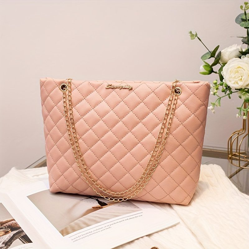 Women's Large Capacity Tote Bag Suitable for //Travel with Removable Strap & Closure - Elegant Embellished Handbag,, Available in / /// (Chinese Manufactured) - Image 7