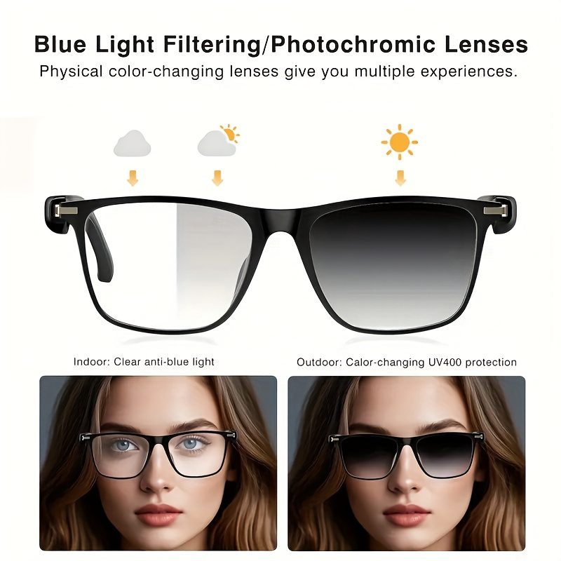 AI Smart Glasses That Support Real-Time Translation in 160 Languages, Featuring a Chat GPT System, New Multifunctional Audio Glasses for Both Men And Women, Equipped with Built-In Microphones And Speakers - Image 8