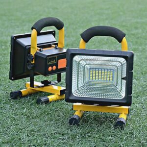 LED Emergency Rechargeable Outdoor Lighting Lamp, Super Bright for Construction Sites, Camping, Night Markets, Street Vending, And Portable Floodlight for Plazas