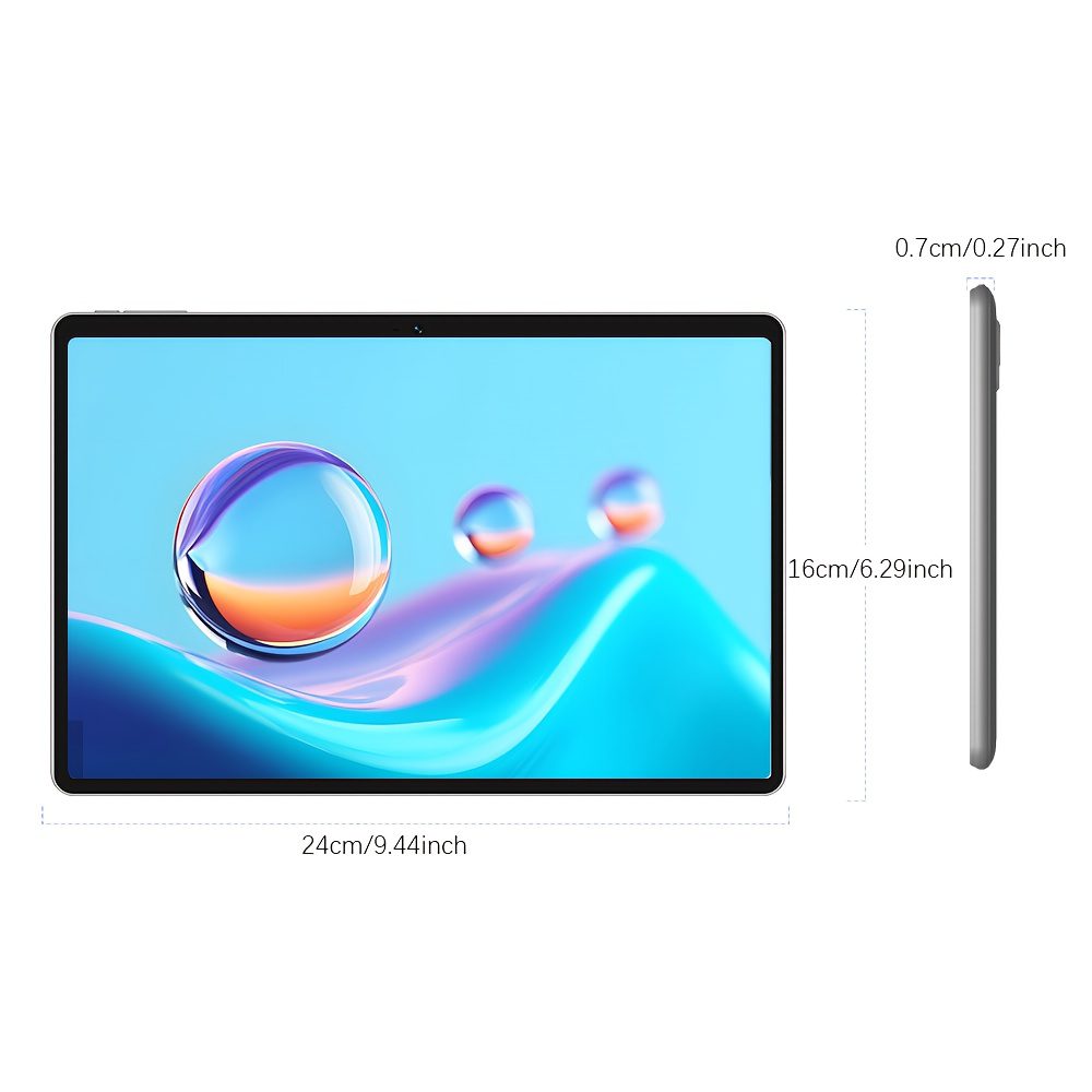 NEW Tablet Android 16 2 in 1 Tablet 10.1-Inch IPS Display 12GB RAM(4GB+8GB Expand) 128GB ROM, Support 1TB TF Card Extension, with Keyboard, Mouse, Stylus, Holder Case, 5G Wi-Fi & Wireless, GMS, Tablet, Pad - Image 2