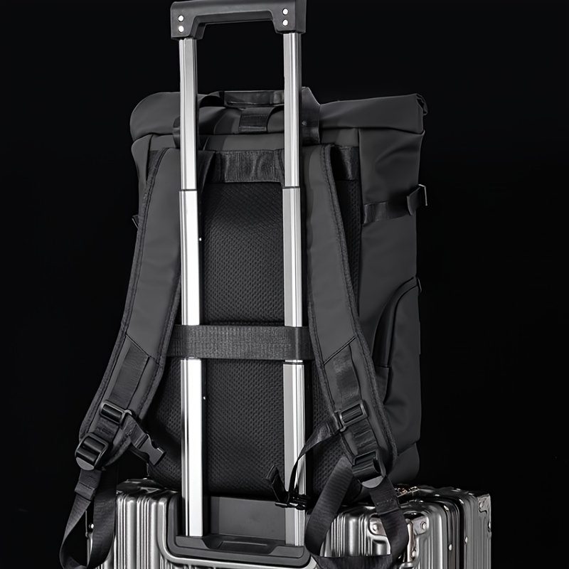 Business Backpack for Men - Large Capacity Laptop Bag with Adjustable Straps, Tablet Compartment & Mesh Bottom Pocket, Durable Oxford, Ideal for College, Work & Travel, College Laptop Bag | Professional Look | Durable Backpack - Image 9