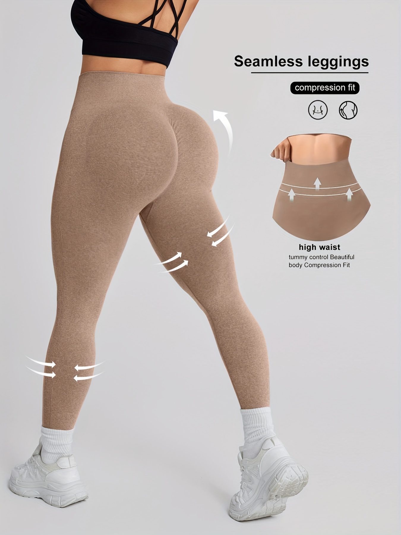 Nylon Women's Trousers, a Fashionable Essential That Is Simple and Versatile, Suitable for Outdoor Sports, Fitness, Yoga, Running, and Training - Image 6
