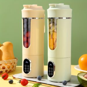 USB Rechargeable Portable Blender And Handheld Juicer – Easy to Clean, Perfect for Smoothies, Milkshakes, And Fresh Fruit Drinks – with Digital Display, – Ideal for Home, Office, Travel, Outdoor