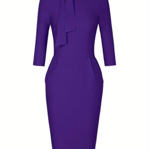 New Spring And Summer Faux Tie Pencil Skirt That Elegantly Cinches The Waist And Flatters The Figure, Perfect for Graduation Outfits, Holidays, And Date Nights, Embodying a Stylish And Elegant Festive Attire